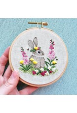 Jessica Long Embroidery Berry Patch Bunny, Embroidery Kit
