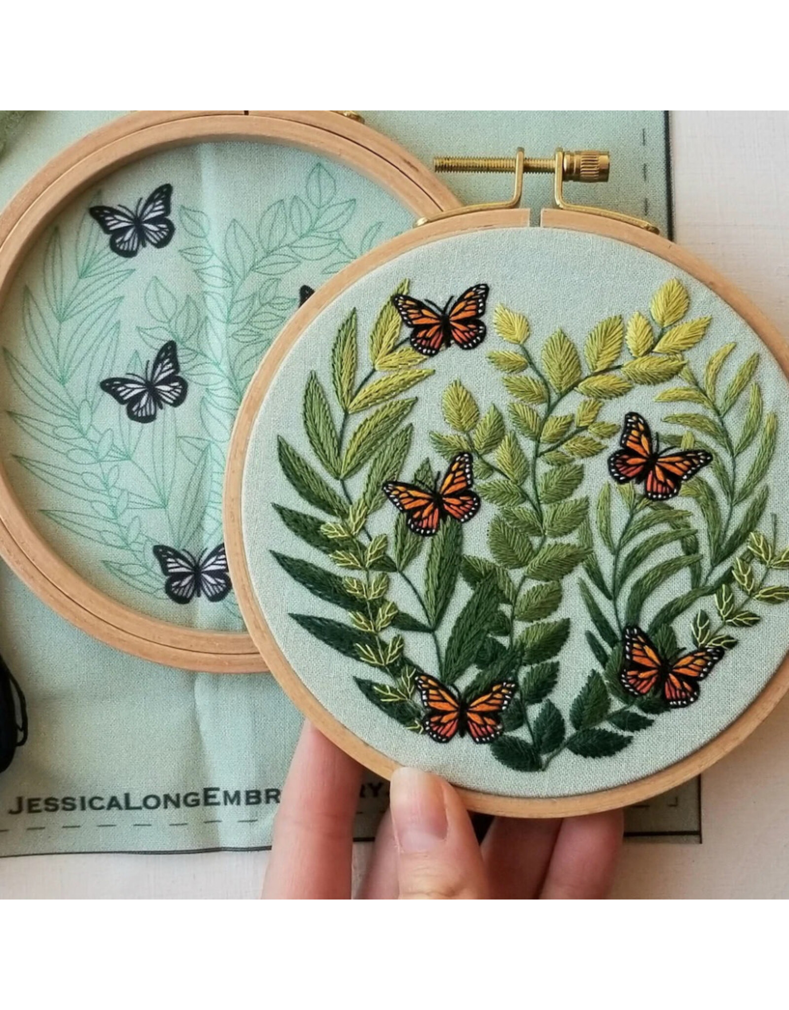 Jessica Long Embroidery Love Grows, Embroidery Kit