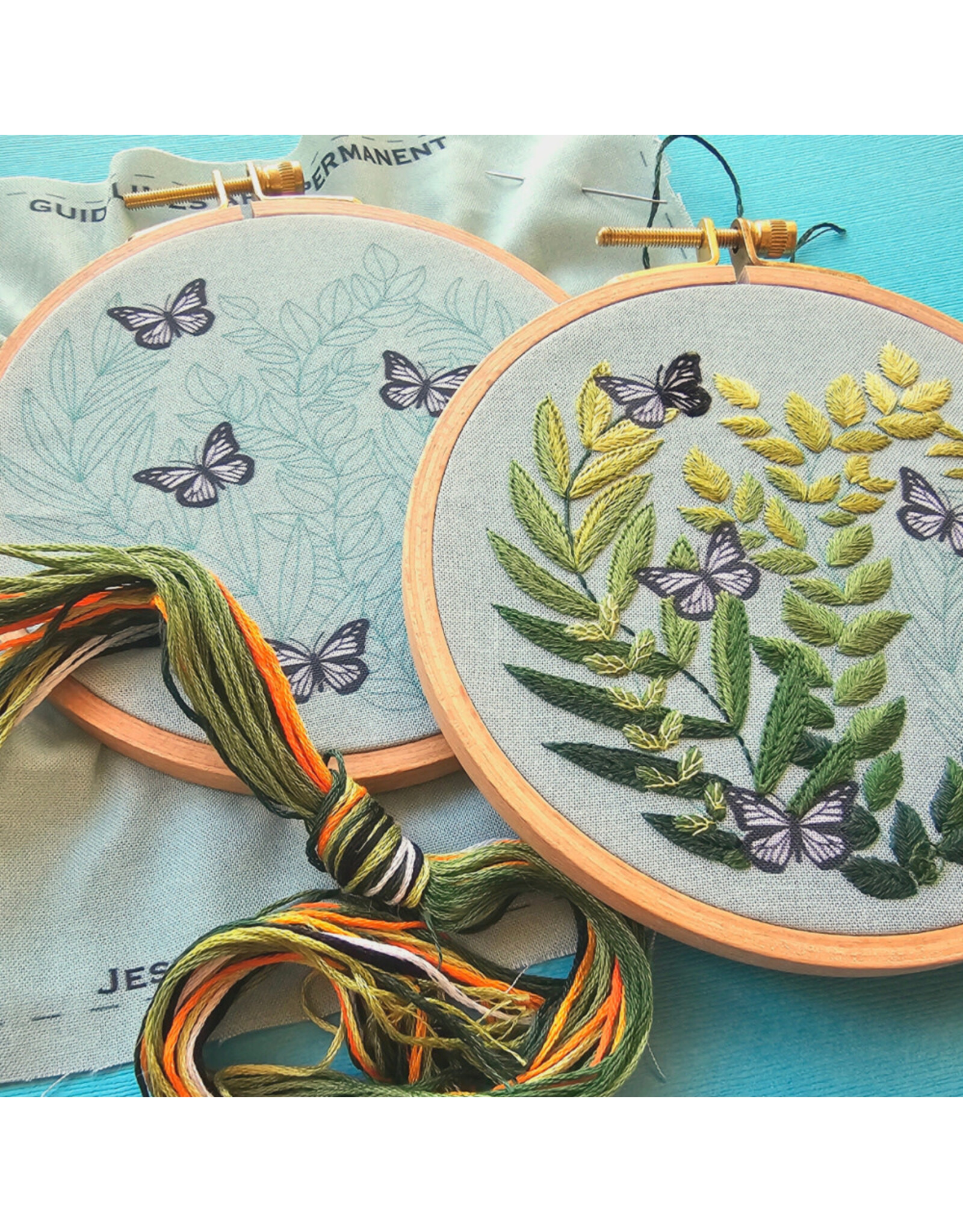 Jessica Long Embroidery Love Grows, Embroidery Kit