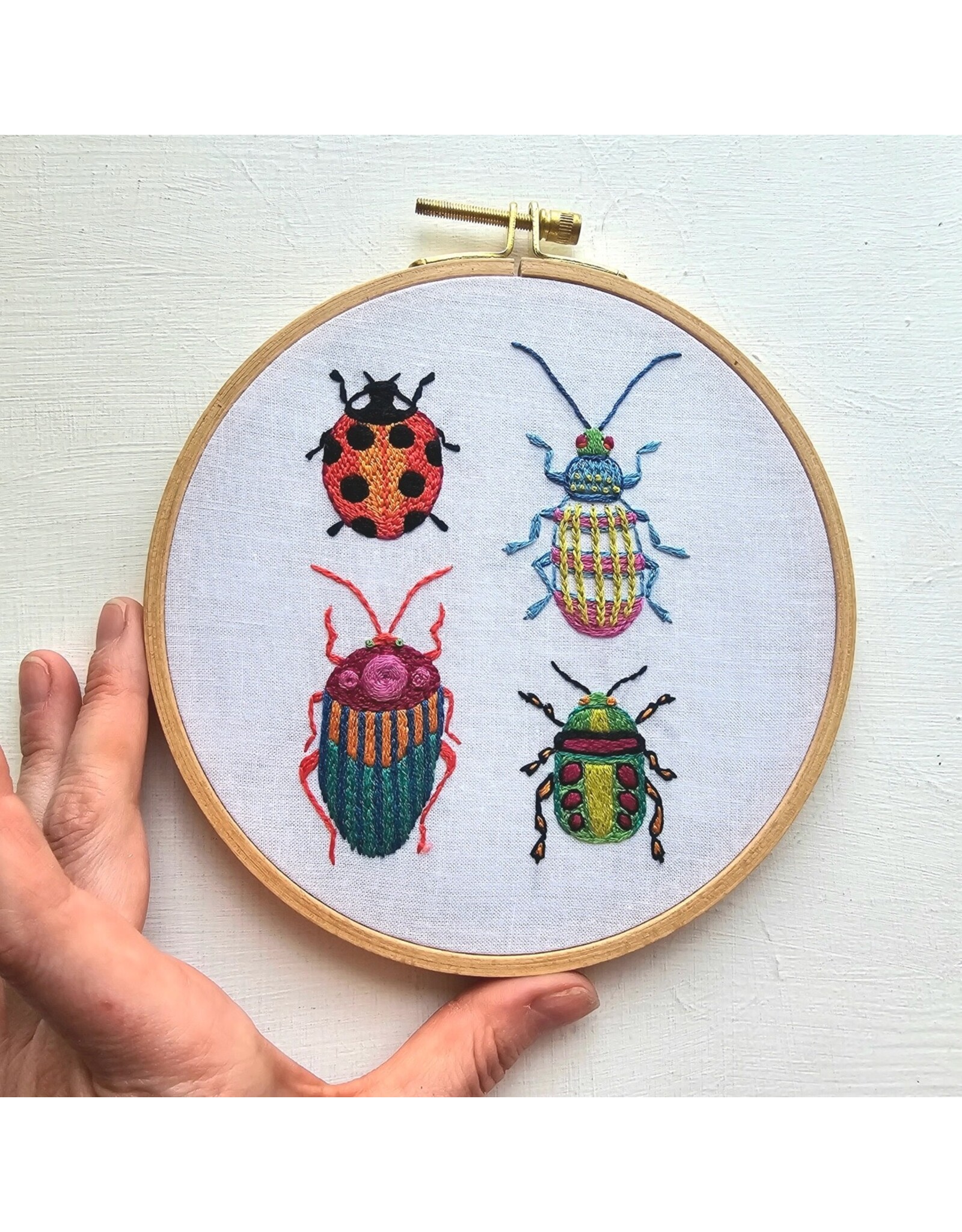 Jessica Long Embroidery Beetle Collection, Embroidery Kit