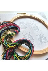 Jessica Long Embroidery Beetle Collection, Embroidery Kit