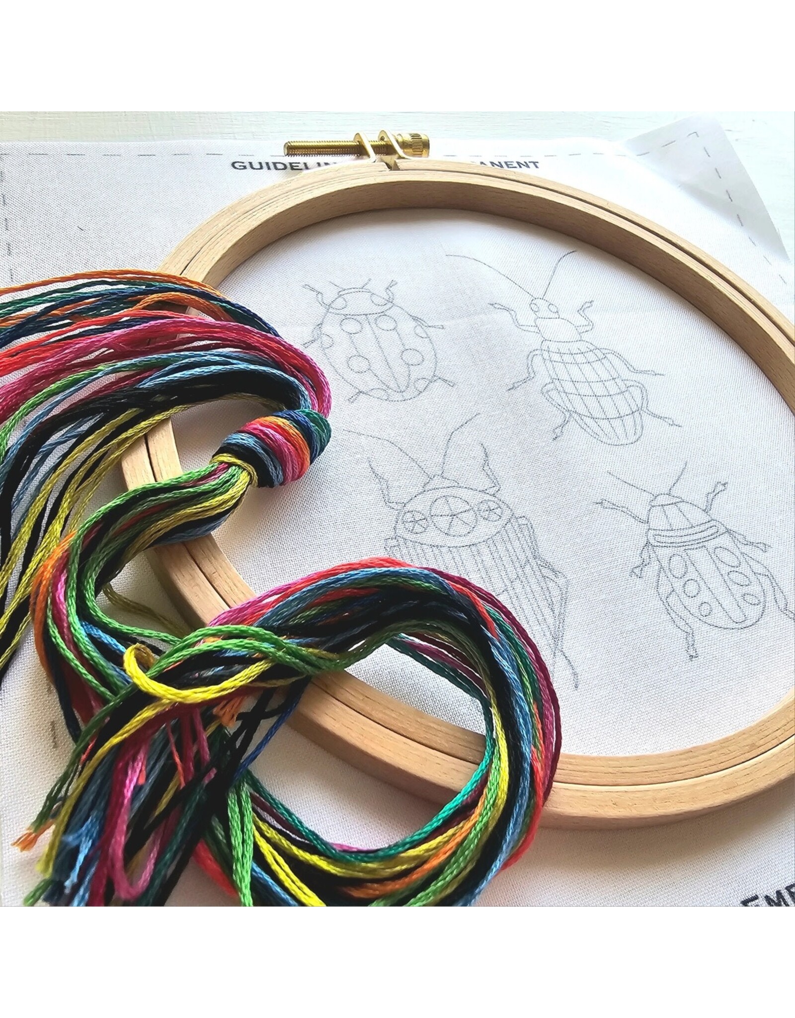 Jessica Long Embroidery Beetle Collection, Embroidery Kit