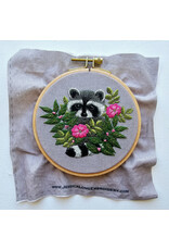 Jessica Long Embroidery Raccoon, Embroidery Kit
