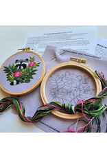 Jessica Long Embroidery Raccoon, Embroidery Kit