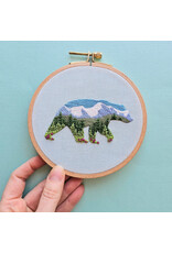 Jessica Long Embroidery Mountain Bear, Embroidery Kit