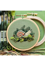 Jessica Long Embroidery Forest Snail, Embroidery Kit