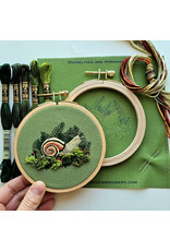 Jessica Long Embroidery Forest Snail, Embroidery Kit