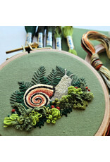 Jessica Long Embroidery Forest Snail, Embroidery Kit