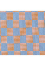 Fableism Checkmate, Checkers in Fjord, Fabric Half-Yards