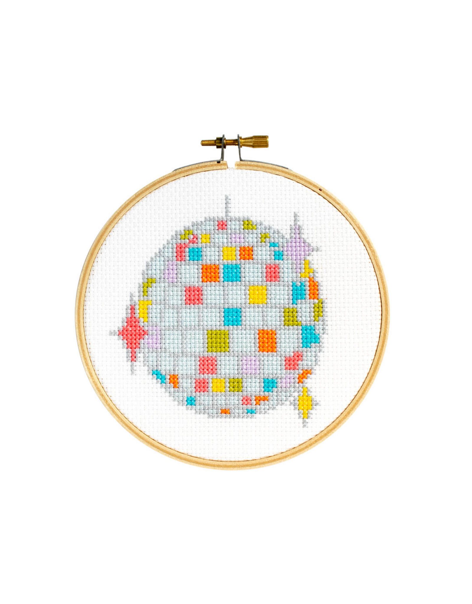 The Stranded Stitch Disco Ball Cross Stitch Kit