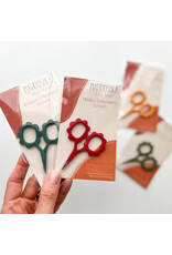 Matryoshka Doll Shop Tiny Embroidery Flower Scissors, Assorted Colors