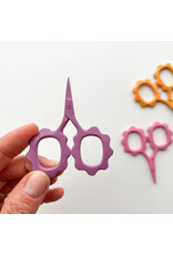 Matryoshka Doll Shop Tiny Embroidery Flower Scissors, Assorted Colors