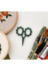 Matryoshka Doll Shop Tiny Embroidery Flower Scissors, Assorted Colors