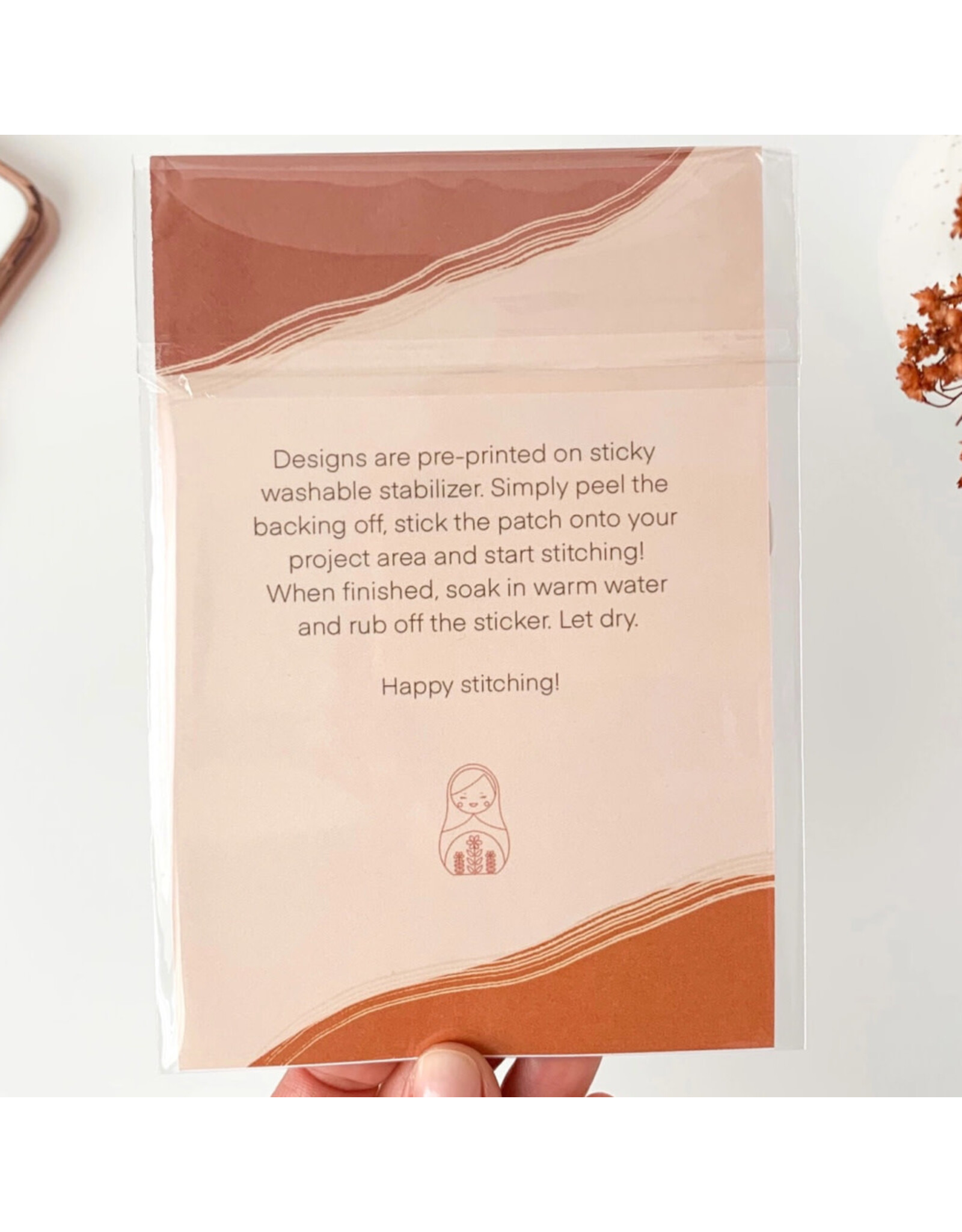 Matryoshka Doll Shop Stick and Stitch Embroidery Designs, Boho