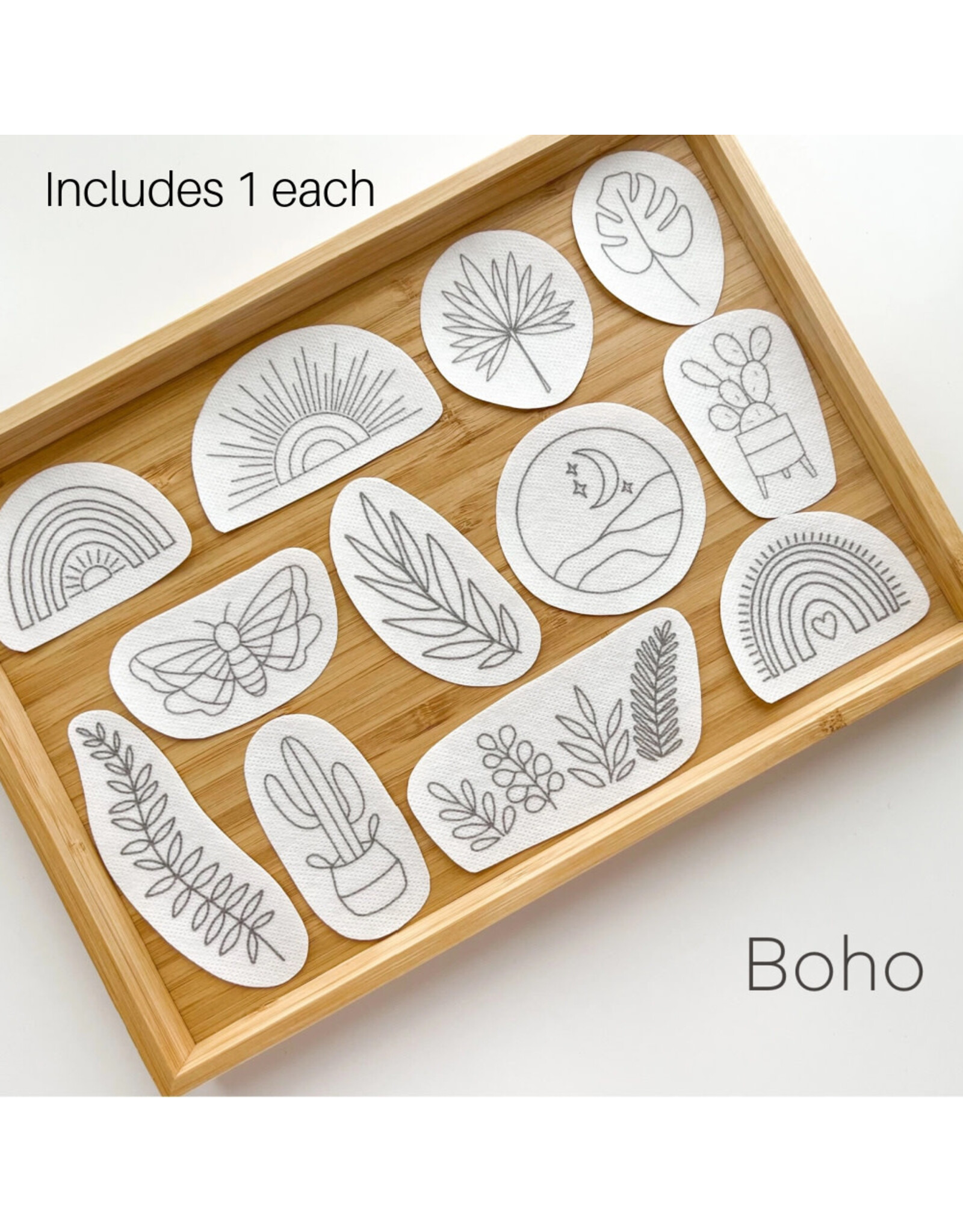 Matryoshka Doll Shop Stick and Stitch Embroidery Designs, Boho