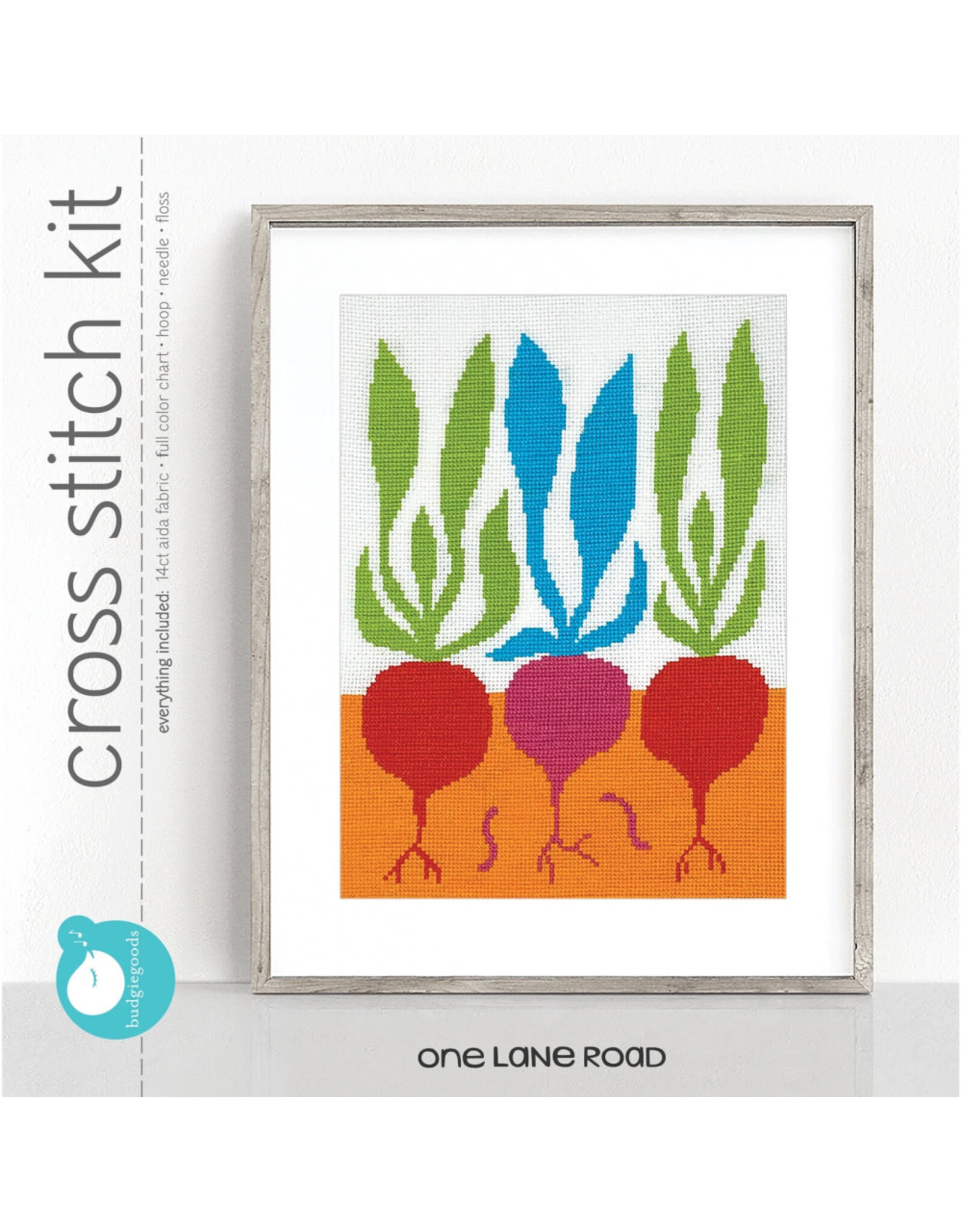 budgiegoods Beets Cross Stitch Kit by budgiegoods