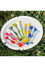 budgiegoods Rainbow Trifecta Cross Stitch Kit by budgiegoods