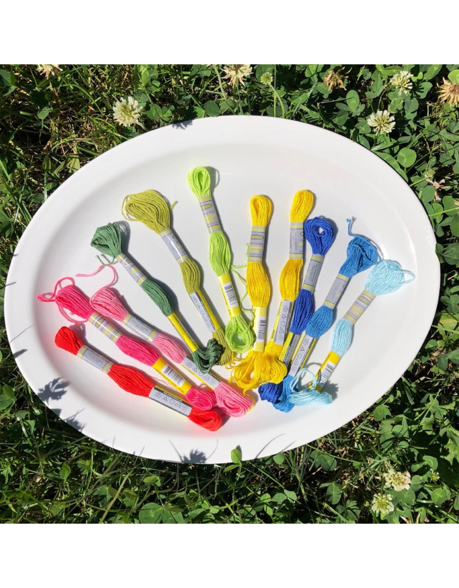 budgiegoods Rainbow Trifecta Cross Stitch Kit by budgiegoods