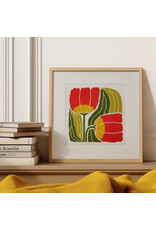 budgiegoods Twin Blooms Cross Stitch Kit by budgiegoods