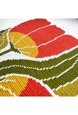 budgiegoods Twin Blooms Cross Stitch Kit by budgiegoods