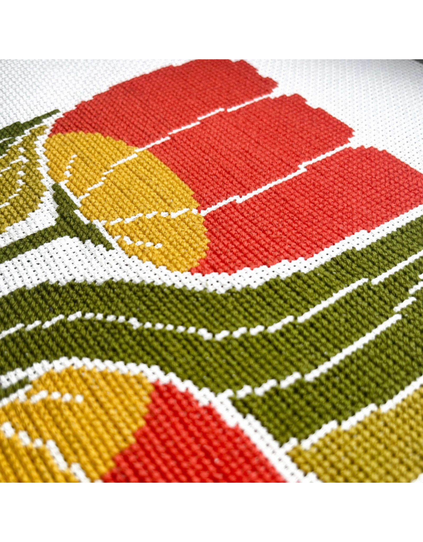 budgiegoods Twin Blooms Cross Stitch Kit by budgiegoods