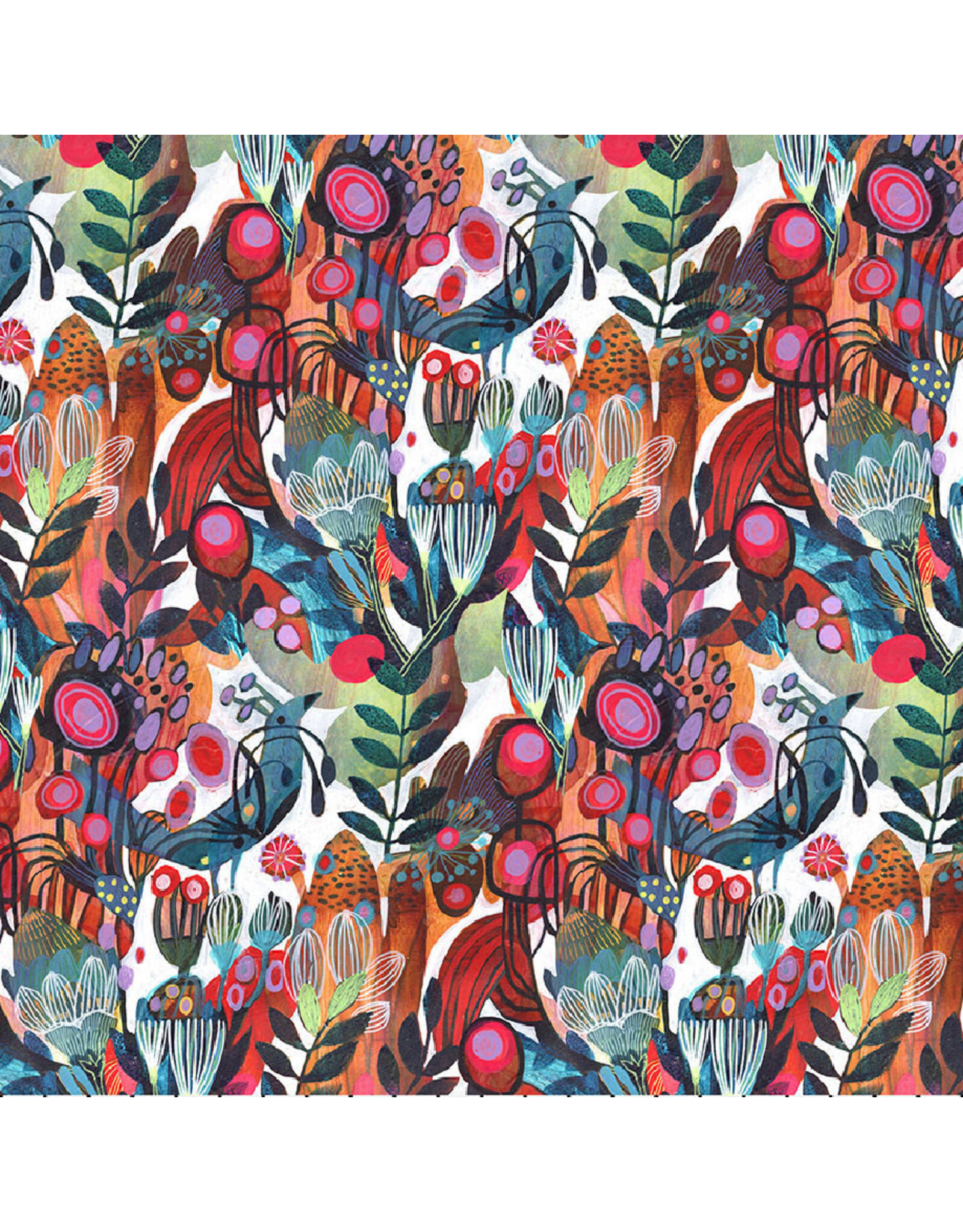 Esté MacLeod Colori, Cherie in White, Fabric Half-Yards