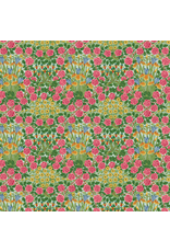 William Morris & Co. Cotton Lawn, Bedford Park, Campanula in Seaglass, Fabric Half-Yards
