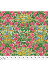 William Morris & Co. Cotton Lawn, Bedford Park, Campanula in Seaglass, Fabric Half-Yards