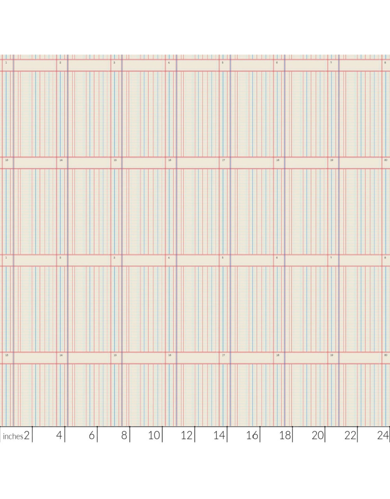 Alison Glass Sun Print 2026, Ledger in Paper, Fabric Half-Yards