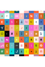 Ruby Star Society for Moda Selvedge Magic, Letters in Multi, Fabric Half-Yards
