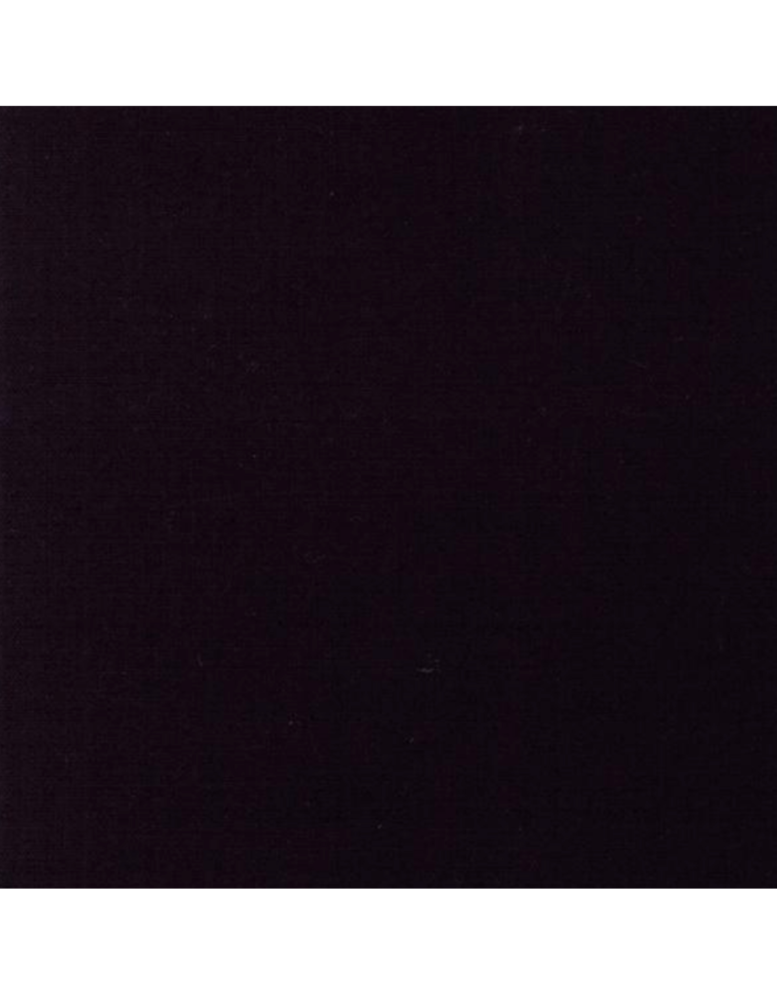 Moda Linen Mochi Solid in Black, Fabric Half-Yards