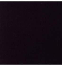 Moda Linen Mochi Solid in Black, Fabric Half-Yards