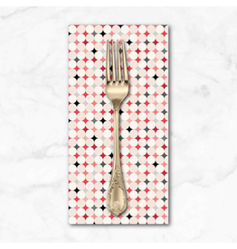 PD's Riley Blake Collection Barbie Vintage, Sparkle Dots in Blush, Dinner Napkin