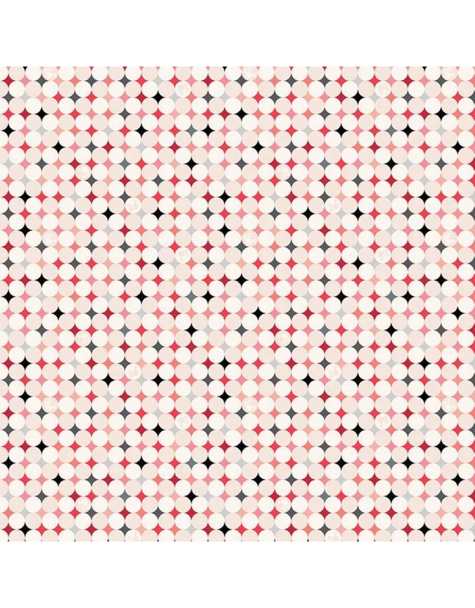 Riley Blake Fabrics Barbie Vintage, Sparkle Dots in Blush, Fabric Half-Yards