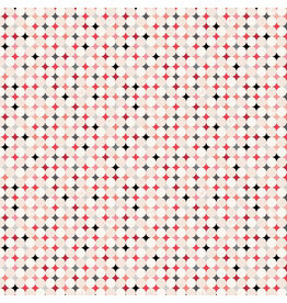 Riley Blake Fabrics Barbie Vintage, Sparkle Dots in Blush, Fabric Half-Yards