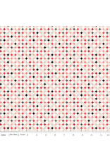 Riley Blake Fabrics Barbie Vintage, Sparkle Dots in Blush, Fabric Half-Yards