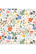 Rifle Paper Co. Strawberry Fields, Strawberry Fields in Ivory, Fabric Half-Yards