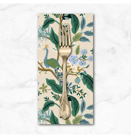 PD's Rifle Paper Co Collection Vintage Garden, Peacock in Cream, Dinner Napkin