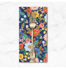 PD's Rifle Paper Co Collection Vintage Garden, Vintage Blossom in Blue, Dinner Napkin