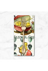 PD's J Wecker Frisch Collection Egg Hunt, Easter Egg Collage in Multi, Dinner Napkin