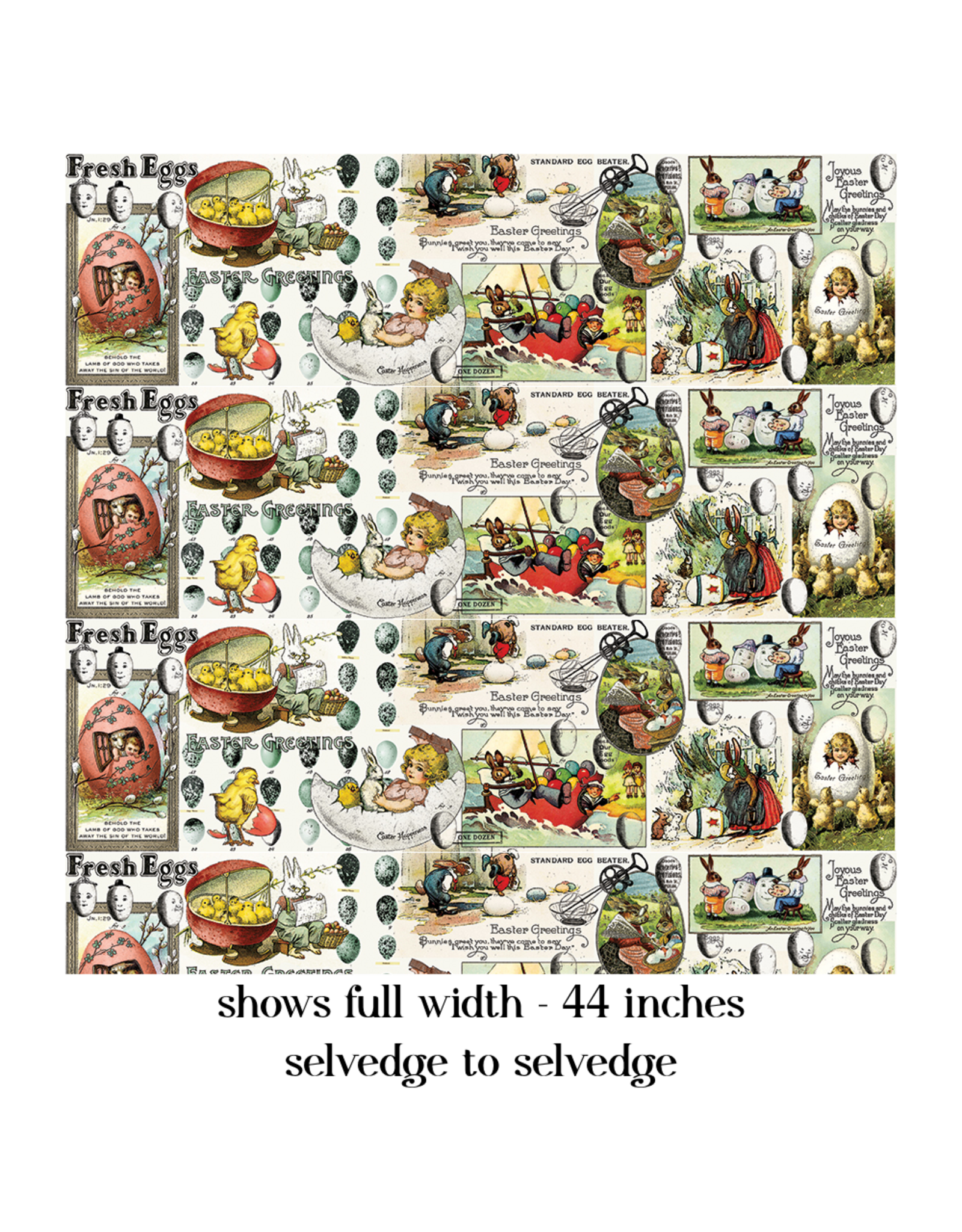 PD's J Wecker Frisch Collection Egg Hunt, Easter Egg Collage in Multi, Dinner Napkin