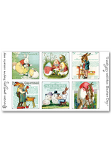 J. Wecker Frisch Egg Hunt, Large Patch Panel, 24" x 44" Fabric Panel