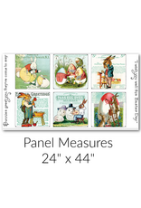 J. Wecker Frisch Egg Hunt, Large Patch Panel, 24" x 44" Fabric Panel