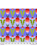 PD's Jane Sassaman Collection Vegetable Patch, Radish in Red, Dinner Napkin