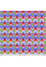 Jane Sassaman Vegetable Patch,  Radish in Red, Fabric Half-Yards