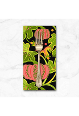 PD's Jane Sassaman Collection Vegetable Patch, Pumpkin in Pink, Dinner Napkin