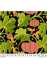 Jane Sassaman Vegetable Patch,  Pumpkin in Pink, Fabric Half-Yards