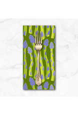 PD's Jane Sassaman Collection Vegetable Patch, Asparagus in Green, Dinner Napkin