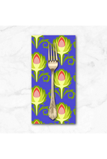 PD's Jane Sassaman Collection Vegetable Patch, Artichoke in Blue, Dinner Napkin