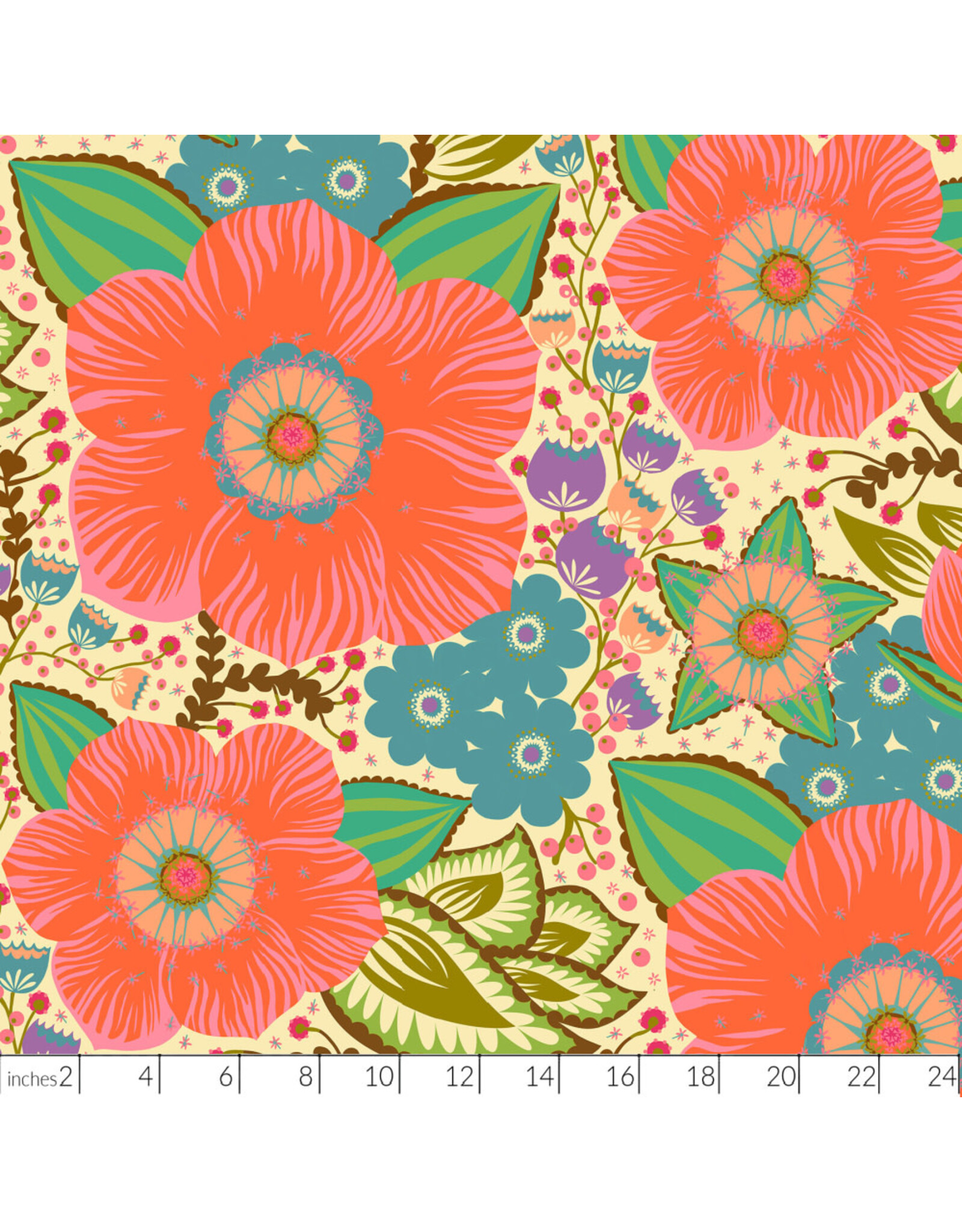 PD's Anna Maria Collection Overdressed, Honorable in Coral, Dinner Napkin